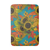 Autumn bouquet op blauw badmat (Voorkant Verticaal)