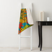 Autumn bouquet op blauw sherpa deken (In situ)