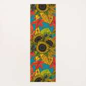 Autumn bouquet op blauw yogamat (Achterkant)