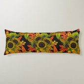 Autumn bouquet op zwart lichaamskussen (Voorkant)