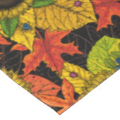 Autumn bouquet op zwart tafelkleed (Gekanteld)