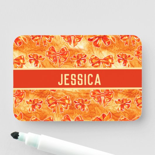 AUTUMN BOWS PATTERN NAAMPLAATJE (In situ)