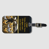 Autumn Brahma Chicken Farmer Bagagelabel (Voorkant (horizontaal))