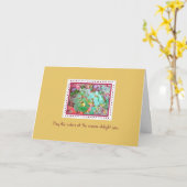 Autumn Bramble Birthday Kaart (Gele Bloem)