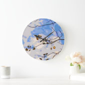 Autumn Branches Abstracte wandklok (Huis)