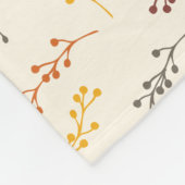Autumn Branches Fleece Deken (Hoek)