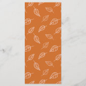 Autumn Branches Wedding Menu (Achterkant)