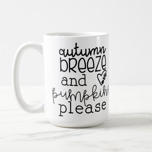 AUTUMN BREEZE EN PUMPKINS PLEZIER KOFFIEMOK (Links)