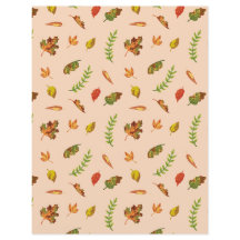 Autumn Breeze Flat Paper Sheet