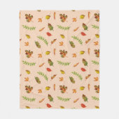 Autumn Breeze Fleece Deken (Voorkant)
