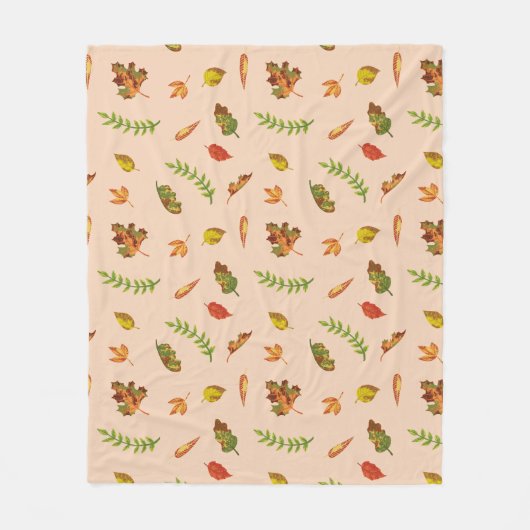 Autumn Breeze Fleece Deken (Voorkant)