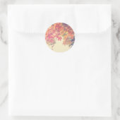 Autumn Breeze Ronde Sticker (Tas)