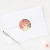Autumn Breeze Ronde Sticker (Envelop)