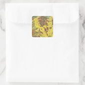 Autumn Breeze Vierkante Sticker (Tas)