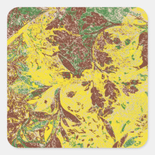 Autumn Breeze Vierkante Sticker