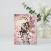 Autumn Breezes Fairy Fantasy Art van Molly Harriso Briefkaart (Staand voorkant)