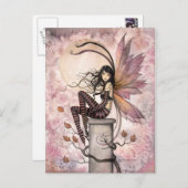 Autumn Breezes Fairy Fantasy Art van Molly Harriso Briefkaart (Voorkant / Achterkant)