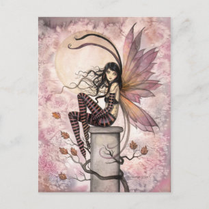 Autumn Breezes Fairy Fantasy Art van Molly Harriso Briefkaart