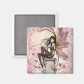 Autumn Breezes Fairy Fantasy Art van Molly Harriso Magneet (Voorkant / Achterkant)