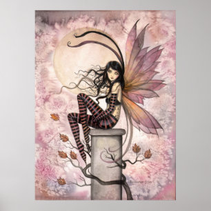 Autumn Breezes Herfst Fairy Fantasy Art Poster