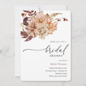 Autumn Bridal Shower Kaart (Voorkant)