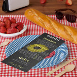 Autumn Bride Sunflower Vrijgezellenfeest Party Menu<br><div class="desc">Houd in de geest van je partijthema met deze leuke menu's. Pas hen aan aangezien u kiest zij om het even welk stijlpartij aanpassen. Deze menu's zijn de perfecte grootte om bij elke plaats het plaatsen of lijst te plaatsen, op een mini esel te plaatsen en één per lijst te...</div>