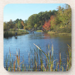 Autumn Bridge Bier Onderzetter
