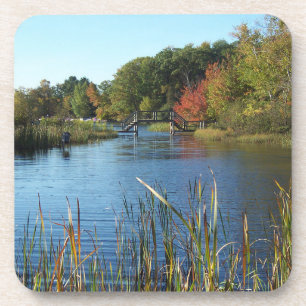 Autumn Bridge Bier Onderzetter