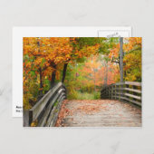 Autumn Bridge Briefkaart (Voorkant / Achterkant)