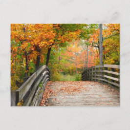 Autumn Bridge Briefkaart