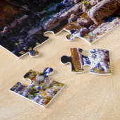 Autumn Bridge landschapsfoto's VS Contrysi Legpuzzel (Zijkant)