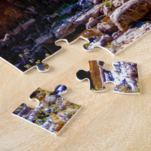 Autumn Bridge  landschapsfoto's VS Contrysi Legpuzzel (Zijkant)