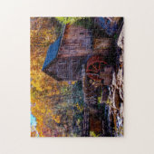 Autumn Bridge landschapsfoto's VS Contrysi Legpuzzel (Verticaal)