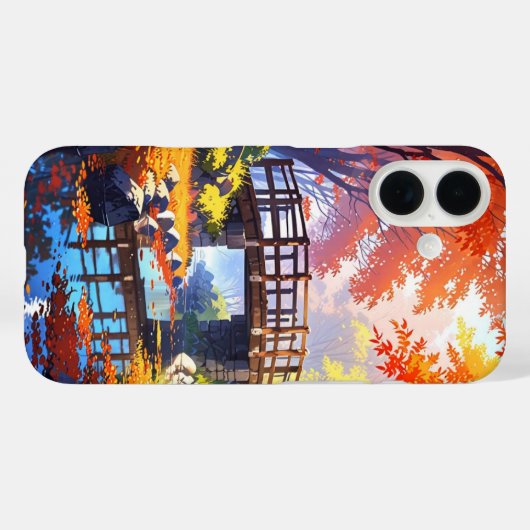 Autumn Bridge Serenity Case-Mate iPhone Case (Achterkant (horizontaal))