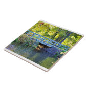 Autumn Bridge Waterscape Ceramic Tegel Tegeltje (Zijkant)