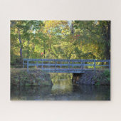 Autumn Bridge Waterscape Puzzle Legpuzzel (Horizontaal)