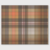 Autumn Brown en Oranje Pset Cadeaupapier (Vlak)