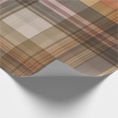 Autumn Brown en Oranje Pset Cadeaupapier (Hoek)