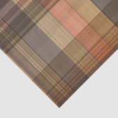 Autumn Brown en Oranje Pset Tissuepapier (Detail)