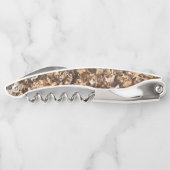 Autumn Brown Leaves Kurkentrekker (Achterkant)