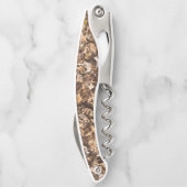 Autumn Brown Leaves Kurkentrekker (Achterkant)