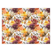 Autumn Brown Peach Yellow Florence Waterverf Tafelkleed (Voorkant (Horizontaal))