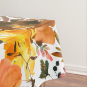 Autumn Brown Peach Yellow Florence Waterverf Tafelkleed (Voorbeeld)