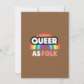 Autumn Brown Wallpaper | Rustic Minimalist Design Bedankkaart (Voorkant)