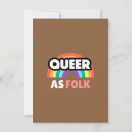 Autumn Brown Wallpaper | Rustic Minimalist Design Bedankkaart