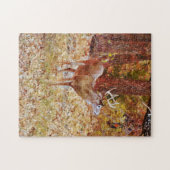 Autumn Buck Deer Art Puzzle Legpuzzel (Horizontaal)