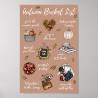 Autumn Bucket List Afdrukken