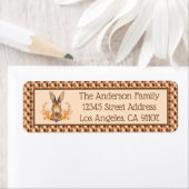 Autumn Bunny Return Address Labels (Insitu)