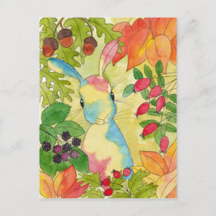 Autumn Bunny van Peppermint Art Briefkaart