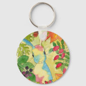 Autumn Bunny van Peppermint Art Sleutelhanger (Voorkant)